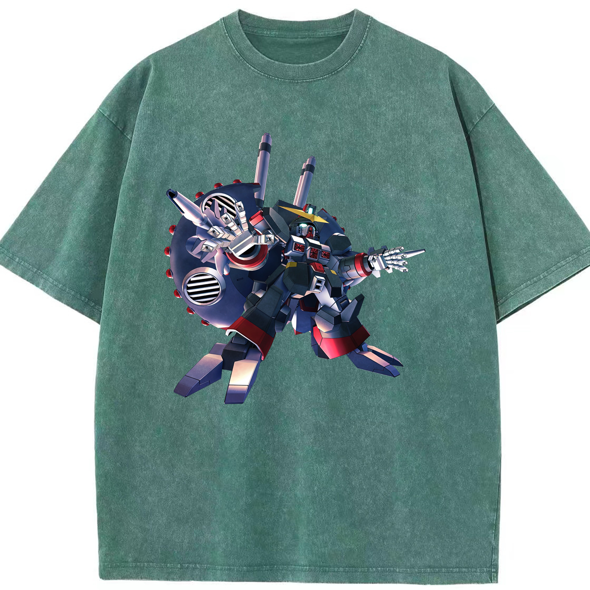 （画像用） 機動戦士ガンダム Mobile Suit Gundam 綿100% ヴィンテージ風 半袖Tシャツ（フロントプリント）